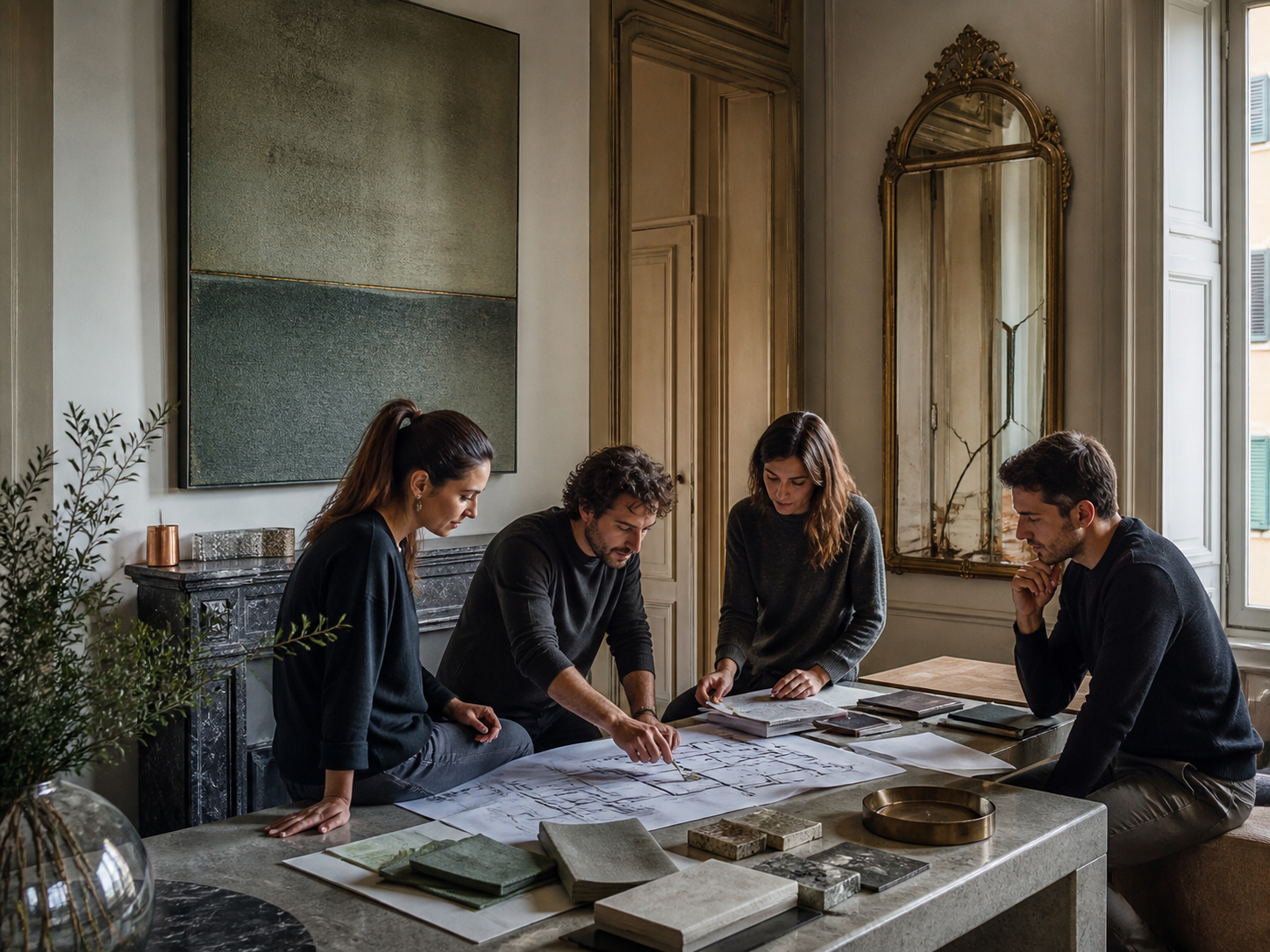 Team Silver Stone con i materiali